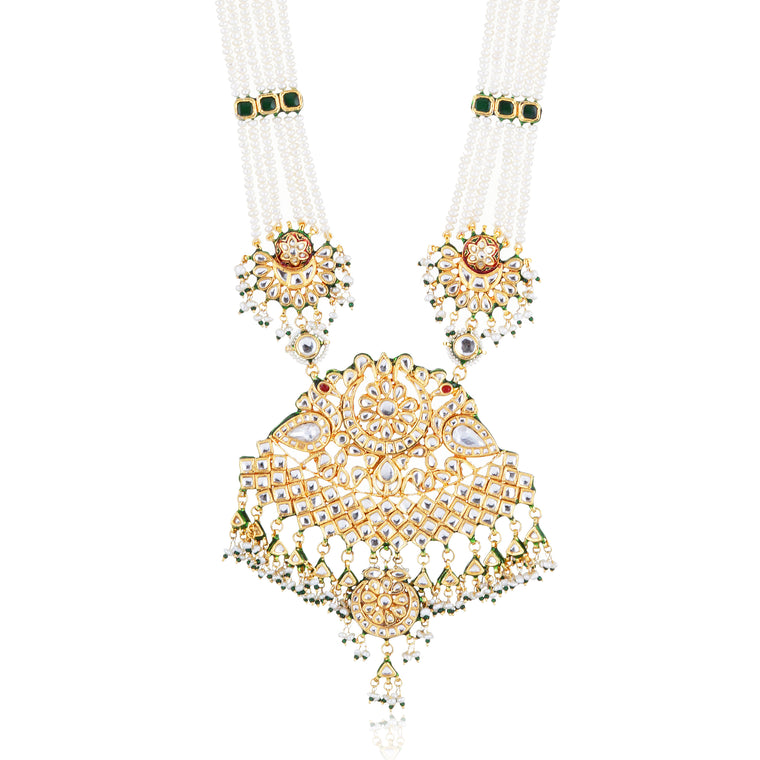 indian wedding jewelry. Designer Kundan necklace