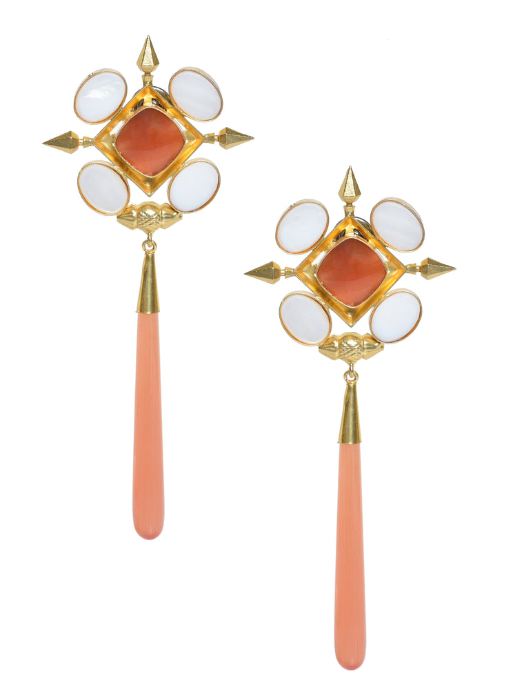 women gold earrings designs. Western Earrings