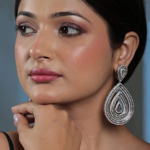 Alia CZ Cocktail Earrings