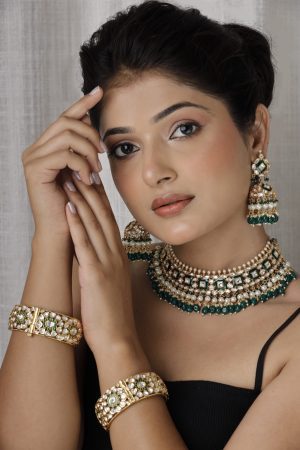 Sahira Kundan Bridal Set with Jhumki