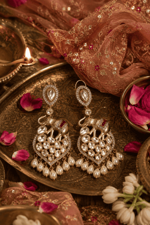 Airavat Kundan earrings